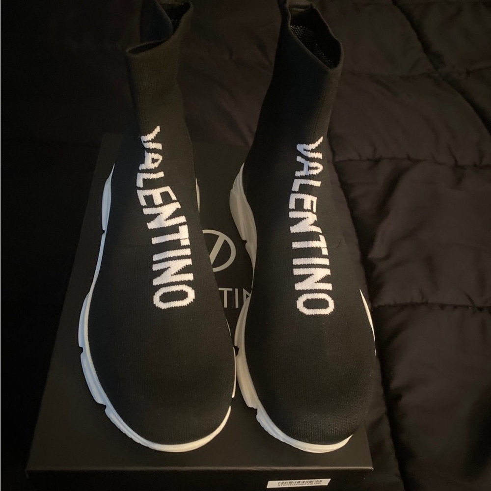 Valentino Black Sock Sneakers